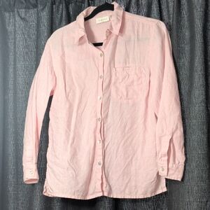 Studio Works Light Pink Women's 100% Linen Shirt